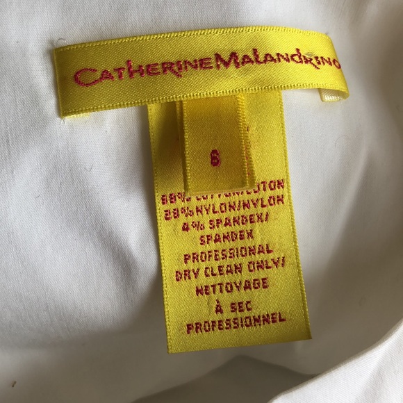 Catherine Malandrino asymmetric draped top Sz 6 - Picture 15 of 15